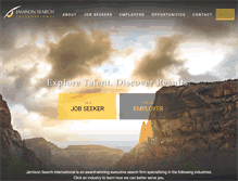 Tablet Screenshot of jamisonsearch.com